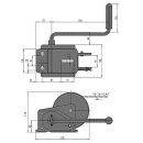 AL-KO kabelspil, bremset Kompakt type 900