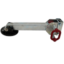 AL-KO support leg, galvanized, swiveling length: 510mm, stroke: 230mm