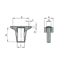 AL-KO support bracket for clamping