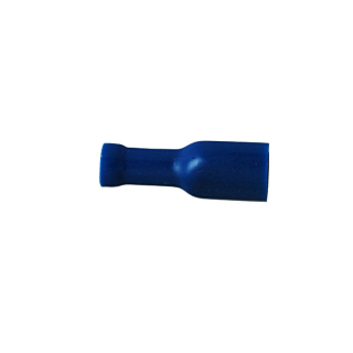 Flat receptacles 35030, fully insulated, blue, 1.00 - 2.50 qmm