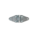 Universal hinge, galvanized, length 70/70 mm