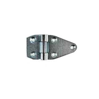 Universal hinge, galvanized, length 70/35 mm