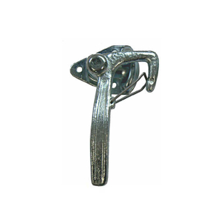 Angle lever lock, left, size 0, galvanized, spring lock