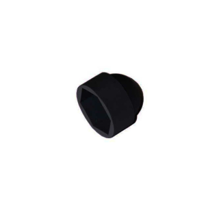 Hexagonal protective caps M8 / SW13, color: black