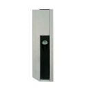 Drop side locks with stop, anodized aluminum 300 mm height, right