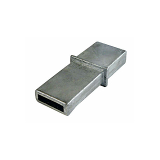 Aluminum plug-in foot for aluminum profile 60 x 30 mm, Humbaur version