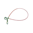 Breakaway rope PVC-coated with ring