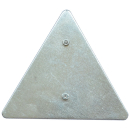 Triangular reflector with metal frame 2 fastening screws