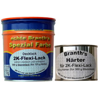 BRANTHs 2K-Flexi-Varnish 500 g base varnish & 125 g hardener