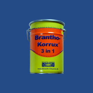 Brantho Korrux "3 in 1" 5 liters brilliant blue / medium blue RAL 5007