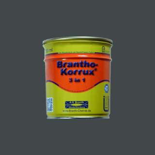 Brantho Korrux "3 in 1" 0.75 liter can dark gray / iron gray RAL 7011