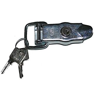 Lock with clamping eye cylinder lock 2 keys