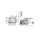 AL-KO 501 A OPTIMA kabellier 500 kg met 10 m touw