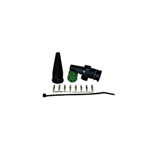 Bayonet connector 8 pol. green