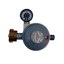 Caravan regulator with pressure gauge D 68 50 mbar