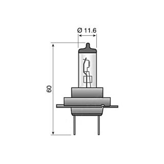 Bulb Osram H7 12V 55W socket Px26d