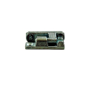 Side wall hinge cpl., TIR, with threaded plate, M8 countersunk screws