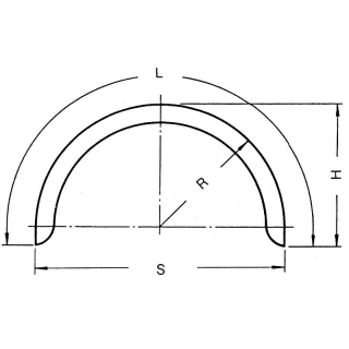 Sheet metal fenders B190 L900 S600 H280