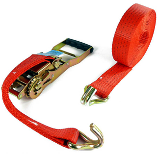 Lashing strap 2500 daN width 50mm long lever ratchet