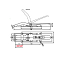 SPP - Zungenverschluss, ZB-09, 267 mm, Flachbügel,...