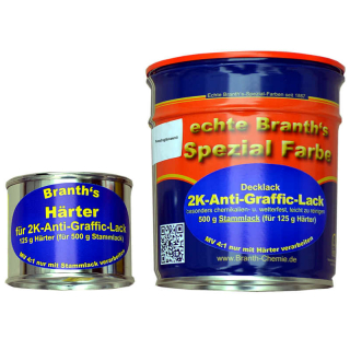 BRANTHs 2K-Anti-Graffic 500 g base varnish & 125 g hardener