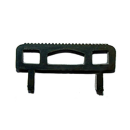 Front support rubber for 40 mm U-profile undrilled