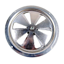 Ventilation rotary rosette Ø 160 mm, polished...