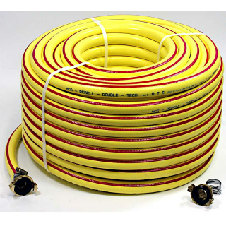 50 m water hose tied in ready