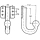 Coupling ball screw-on plate 83/56 / 56-150