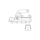 Winterhoff WW 8 D 45 up to 800 kg drawbar 45 mm square