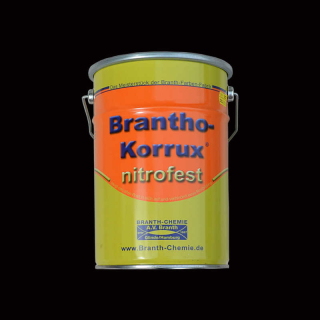 Brantho Korrux "nitrofest" 5 liter container deep black RAL 9005