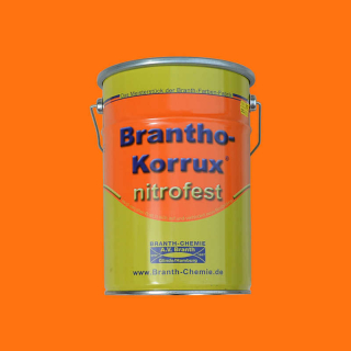 Brantho Korrux "nitrofest" 5 liter container deep orange RAL 2011