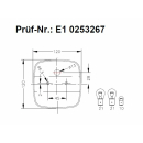 Geka three-chamber lamp BBS 123/5 without license plate...