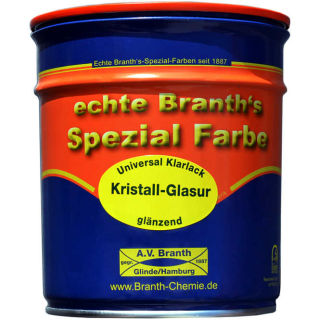 BRANTHs KRISTALL Glaze clear lacquer in a 5 liter container - glossy