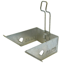 Wedge pocket for UK 36 wheel chock Material: galvanized