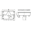 Multi-chamber lamp, right BBSKN 830 R, triangular...