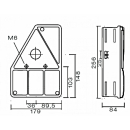 Earpoint I, left tail, brake, indicator, NSL, bayonet...